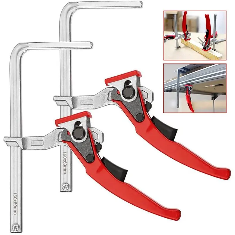 SAKER® Ratcheting Table Clamp Tools For Bessey Mafell Bosch Festool Making It Suitable For Various Cutting Guide Rails