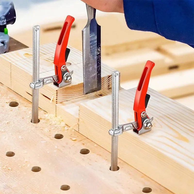 SAKER® Ratcheting Table Clamp Tools For Bessey Mafell Bosch Festool Making It Suitable For Various Cutting Guide Rails